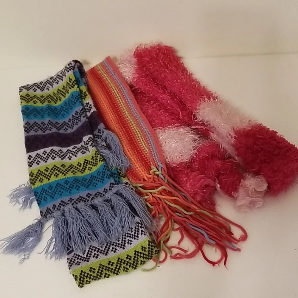 Bundle of 3 Girls Scarves